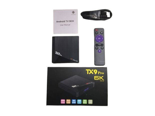 &uu SMART TV BOX MXQPRO ANDROID TX9 PRO